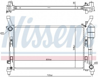 Chladič motoru NISSENS 67106