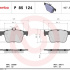 Sada brzdových destiček BREMBO P85124 Sada brzdových destiček BREMBO P85124