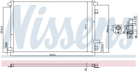 Chladič klimatizace NISSENS 94626