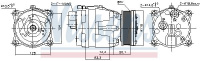 Kompresor klimatizace NISSENS 89048