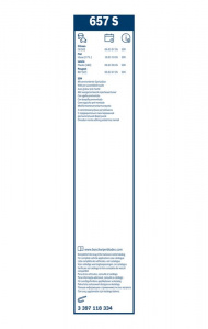 Sada stěračů BOSCH (BO 3397118334) - 650mm + 650mm