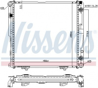 Chladič motoru NISSENS 62751A