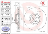 Brzdový kotouč BREMBO 09.D898.13