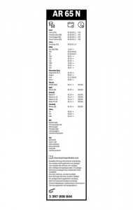 Stěrač BOSCH Aerotwin (BO 3397008844) - 650mm