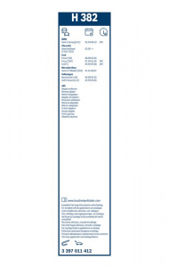 Stěrač BOSCH (BO 3397011412) - 380mm