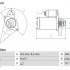 Startér BOSCH 0986017120
