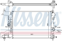 Chladič motoru NISSENS 630725