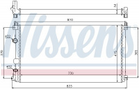 Chladič motoru NISSENS 63819