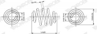 Pružina tlumiče pérování MONROE (MO SN0445)