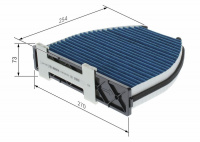 Kabinový filtr BOSCH 0986628600