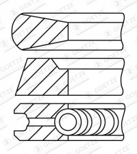 Sada pístních kroužků GOETZE 08-178200-00