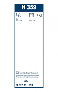 List stěrače BOSCH (BO 3397011923) - 350mm