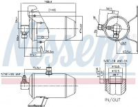 Vysoušeč klimatizace NISSENS 95104