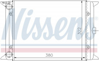 Chladič motoru NISSENS 65140