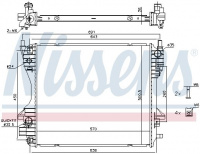 Chladič motoru NISSENS 66706 Chladič motoru NISSENS 66706
