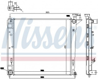 Chladič motoru NISSENS 66762