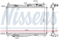 Chladič motoru NISSENS 66858