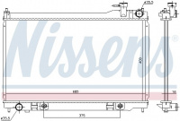 Chladič motoru NISSENS 681213 Chladič motoru NISSENS 681213
