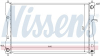 Chladič motoru NISSENS 68184