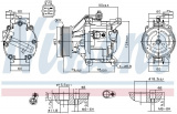Kompresor klimatizace NISSENS 890036