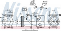 Kompresor klimatizace NISSENS 890174