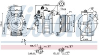 Kompresor klimatizace NISSENS 89341
