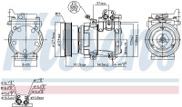 Kompresor klimatizace NISSENS 89387 Kompresor klimatizace NISSENS 89387