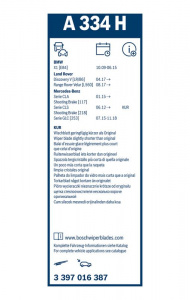 List stěrače BOSCH (BO 3397016387) - 330mm