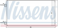 Chladič klimatizace NISSENS 940204