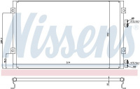 Chladič klimatizace NISSENS 940289