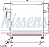 Chladič klimatizace NISSENS 940323 Chladič klimatizace NISSENS 940323