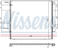 Chladič klimatizace NISSENS 940712