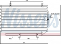 Chladič klimatizace NISSENS 94816