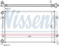 Chladič motoru NISSENS 65277A