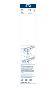 Sada stěračů BOSCH (BO 3397001472) - 450mm + 400mm
