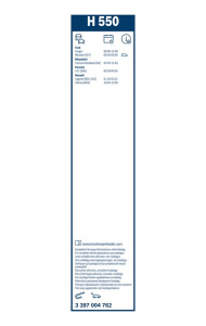 Stěrač BOSCH (BO 3397004762) - 550mm