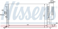 Chladič motoru NISSENS 61399A