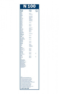 Stěrač BOSCH (BO 3397018199) - 1000mm