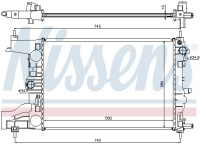 Chladič motoru NISSENS 616903