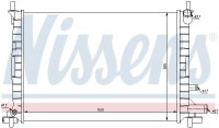 Chladič motoru NISSENS 62086