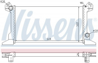 Chladič motoru NISSENS 62177
