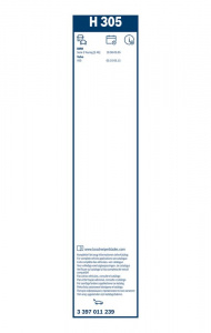 Stěrač BOSCH (BO 3397011239) - 305mm