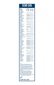 Stěrač BOSCH (BO 3397011352) - 530mm Stěrač BOSCH (BO 3397011352) - 530mm