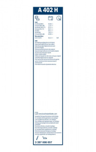 Stěrač BOSCH Aerotwin (BO 3397008057) - 400mm