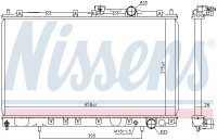 Chladič motoru NISSENS 628431