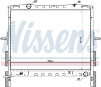 Chladič motoru NISSENS 66658 Chladič motoru NISSENS 66658