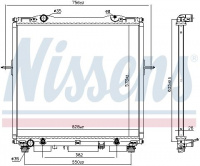 Chladič motoru NISSENS 66659