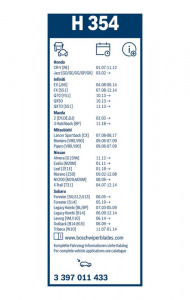 Stěrač BOSCH (BO 3397011433) - 350mm