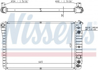 Chladič motoru NISSENS 67600 Chladič motoru NISSENS 67600