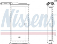 Výměník tepla NISSENS 71761